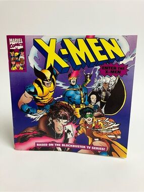 Vintage X-Men 1993 Enter the X-MEN Marvel Comics 90s Childrens Book Animated TV